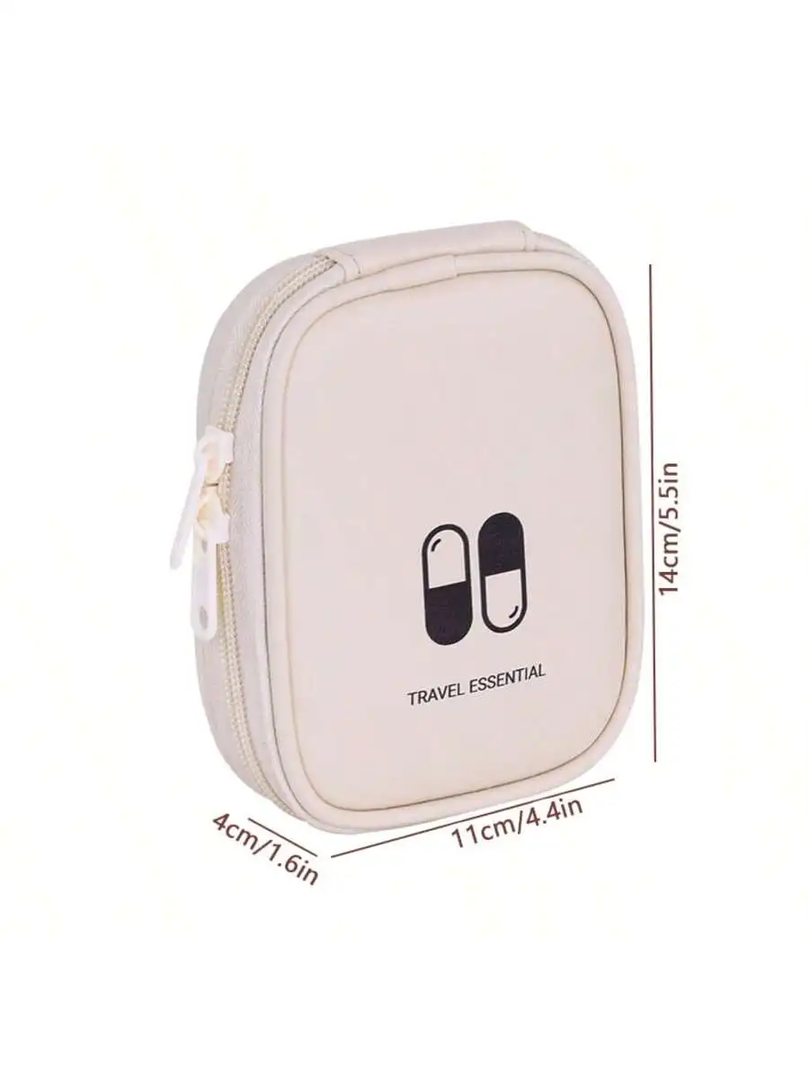 Новая портативная мини-сумка из искусственного материала для женщин, дорожная сумка для хранения лекарств, семейная сумка для неотложной медицины