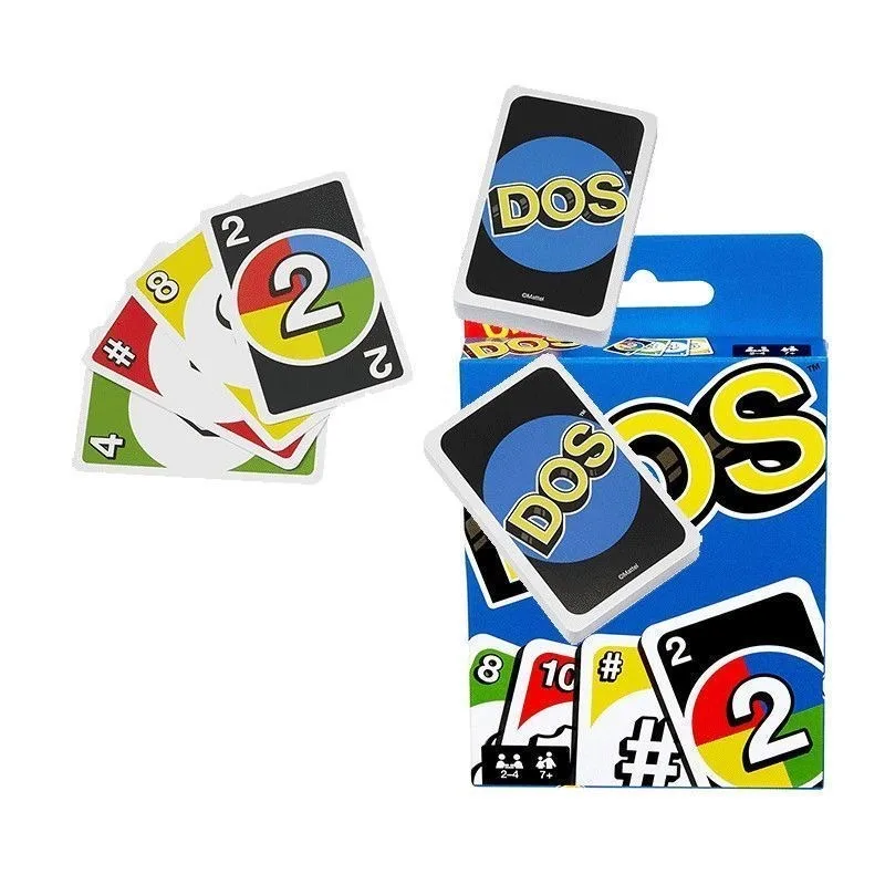 UNO Dos AneMultiplayer Entertainment Board Game, Christmas Party, Super Fun, Fun, Numéros, Cartes à jouer, Vente en gros