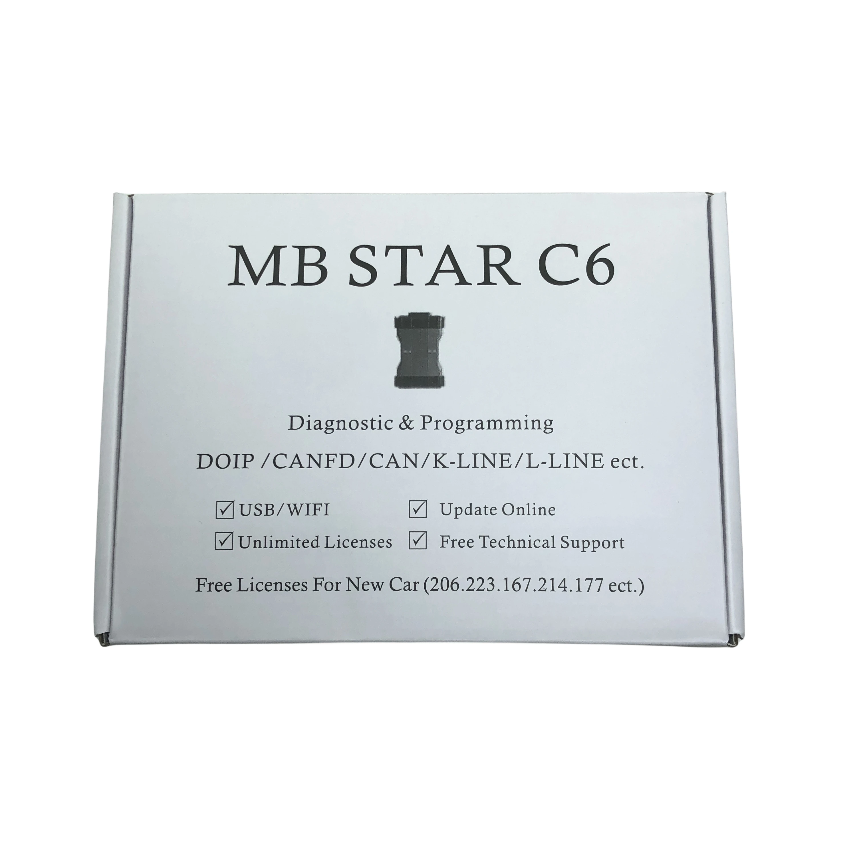 MB Star C6  Support DOIP With Software For B-E-N-Z 12V Vehicle Diagnostic Programming Tool   Latest  206，223 DOIP Vehicle