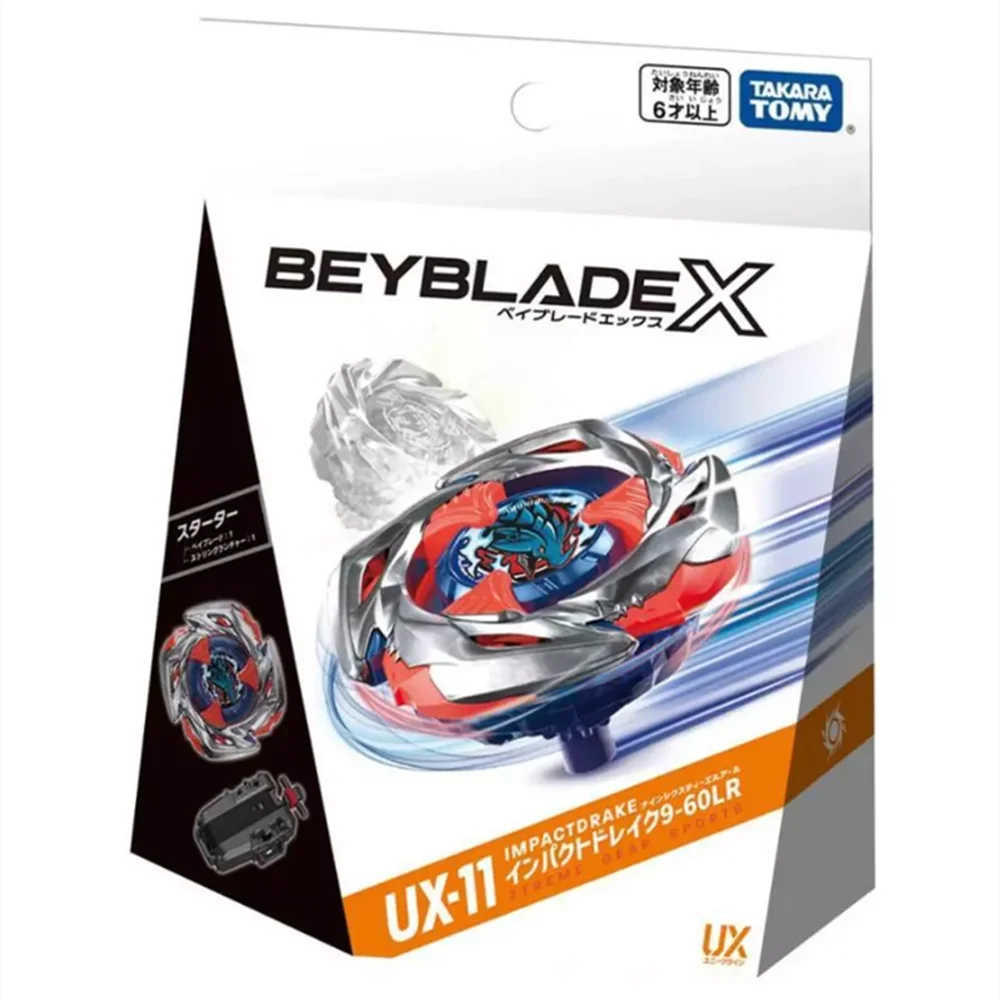 Juego de inicio Takara Tomy Bey X UX-11 Impact Drake 9-60LR