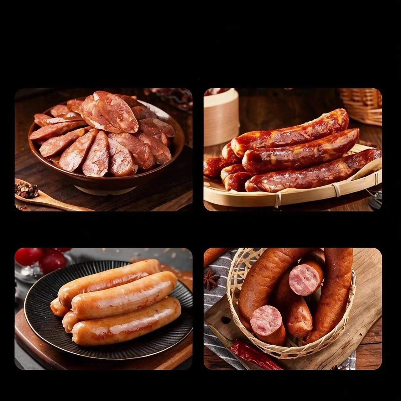 14m x 26mm Kaliber-Wurstbox, Kollagenhülle, Werkzeug zur Herstellung von Grillwürsten, Hotdog- und italienischen Würstchenhülle – Detail 6