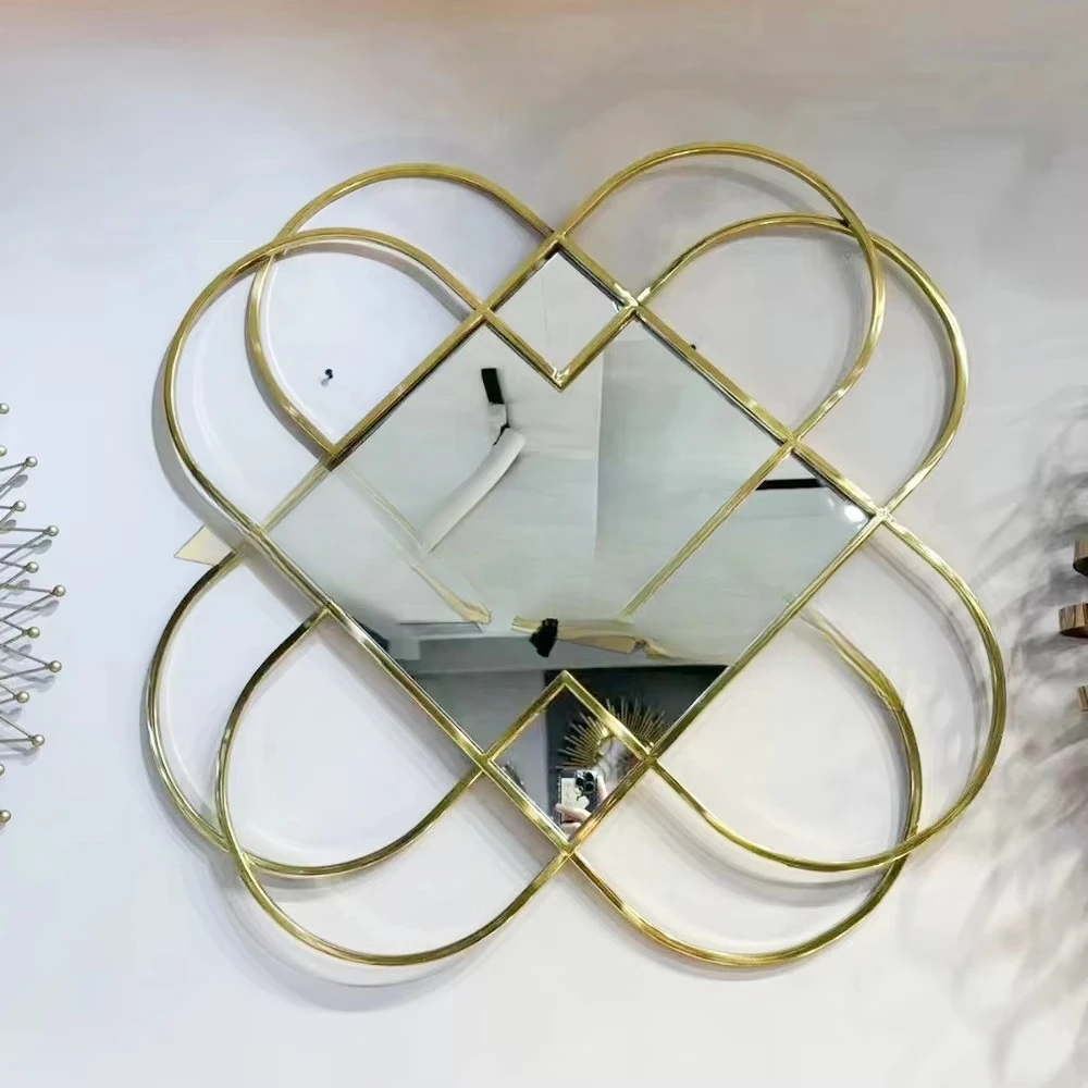 Full-length wall modeling makeup mirror contemporary irregular glass home smart decoration mirror