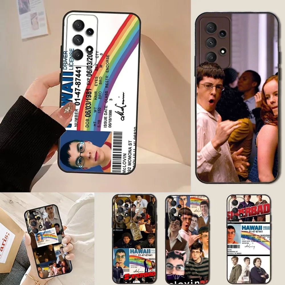 

Mclovin Movie Superbad Phone Case For Samsung Galaxy A13,A21s,A22,A31,A32,A52,A53,A71,A80,Soft Black Shell