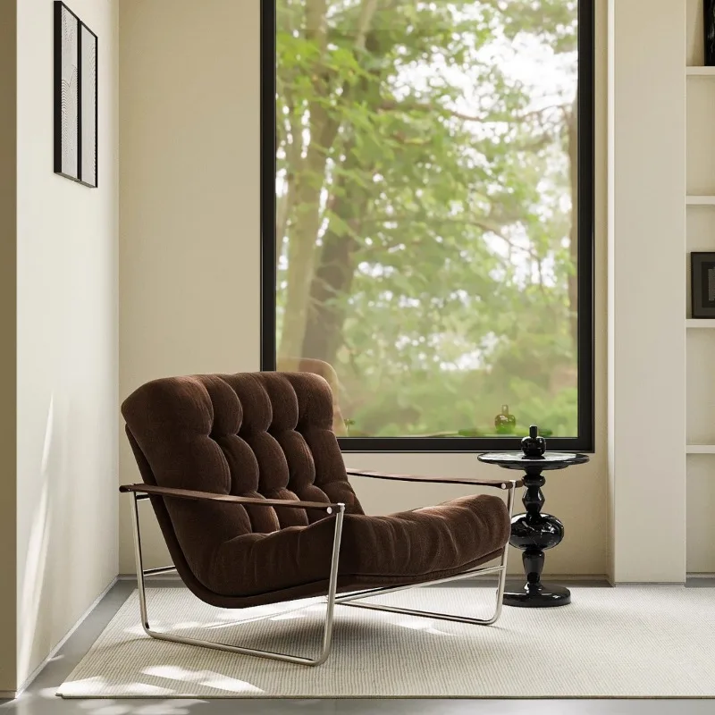 Single sofa chair simple small apartment household living room bed and breakfast lazy chair balcony leisure chair