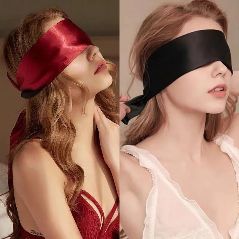 Sex Hair Strap Flirt Tied Hands With Ribbon Women Blindfold Binding Headband Hairbands Accessories Headwear Head Bands Ornament
