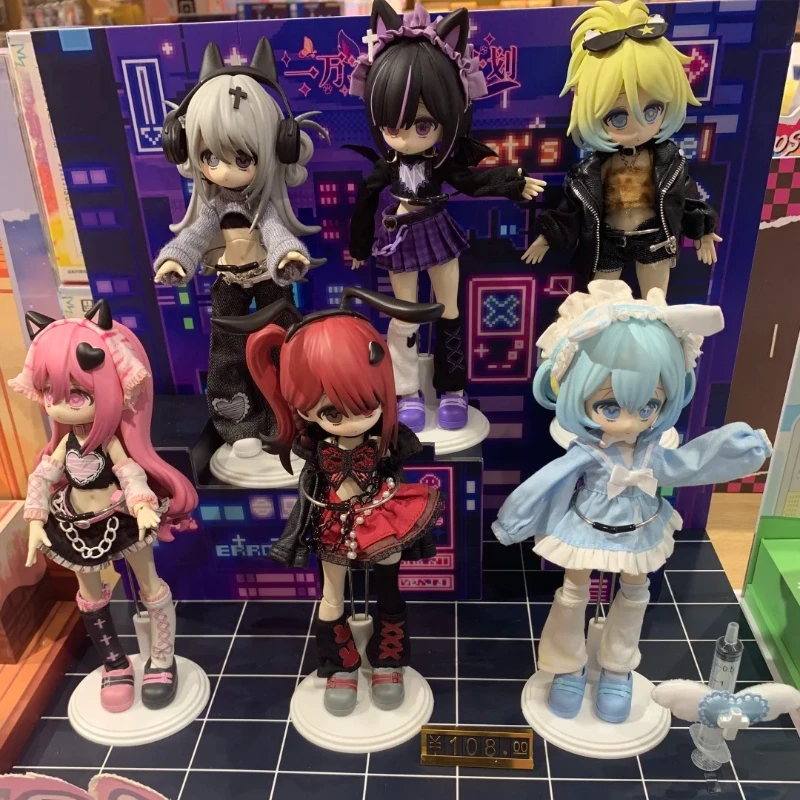 

In Stock Ten Thousand Escape Plan Sicily 1/12 Scale BJD Action Doll Blind Box Cat Ear Anime Collectible Doll Toys Birthday Gifts
