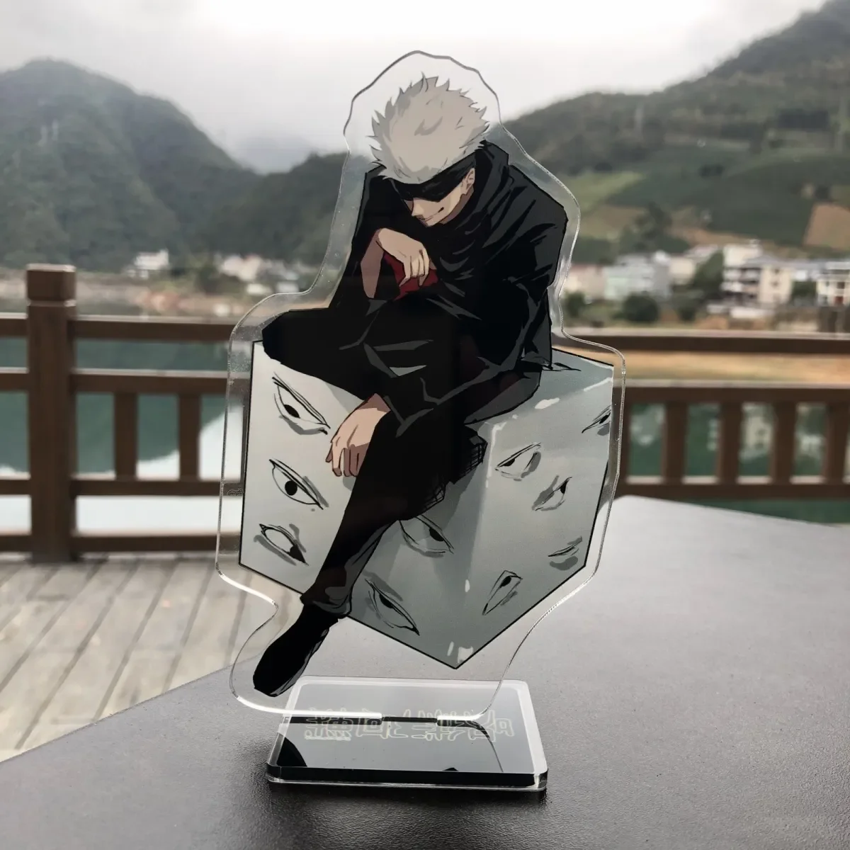 Standees Acrílicos de Jujutsu Kaisen, Mercancía de Anime, Figuras de Gojo Satoru, Standees Acrílicos