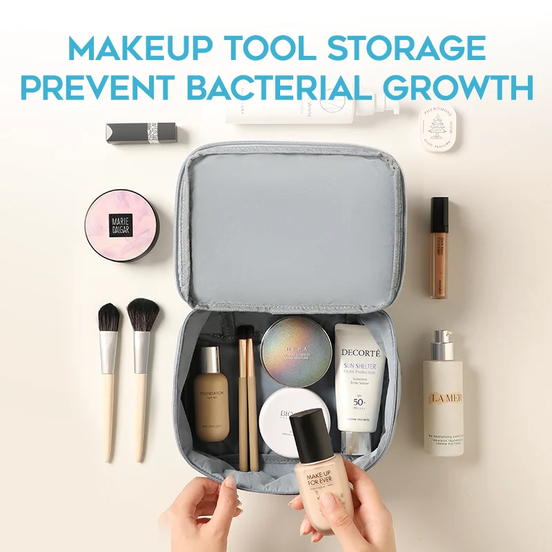 

TOHUGS travel Antibacterial Storage Bags,Water-repellent nylon fabric, waterproof zipper,Disinfection Makeup Storage set bags