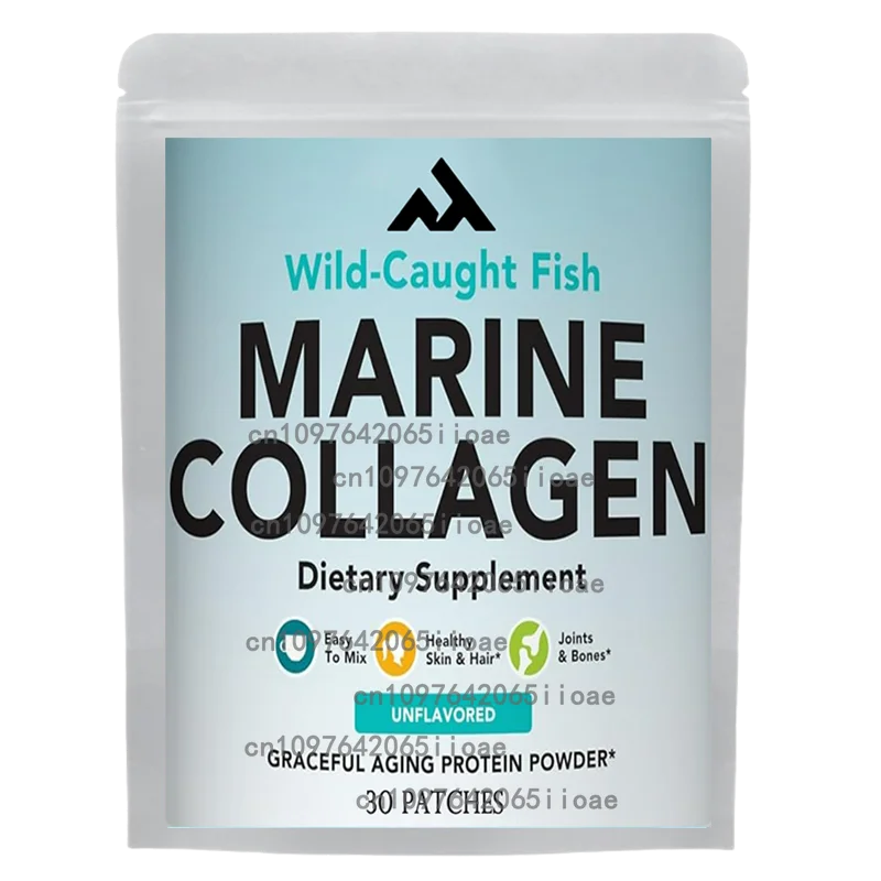 30 пластырей морских коллагеновых трансмиссиональных пластырей с гиалуроновой кислотой и витамином С для женщин и мужчин