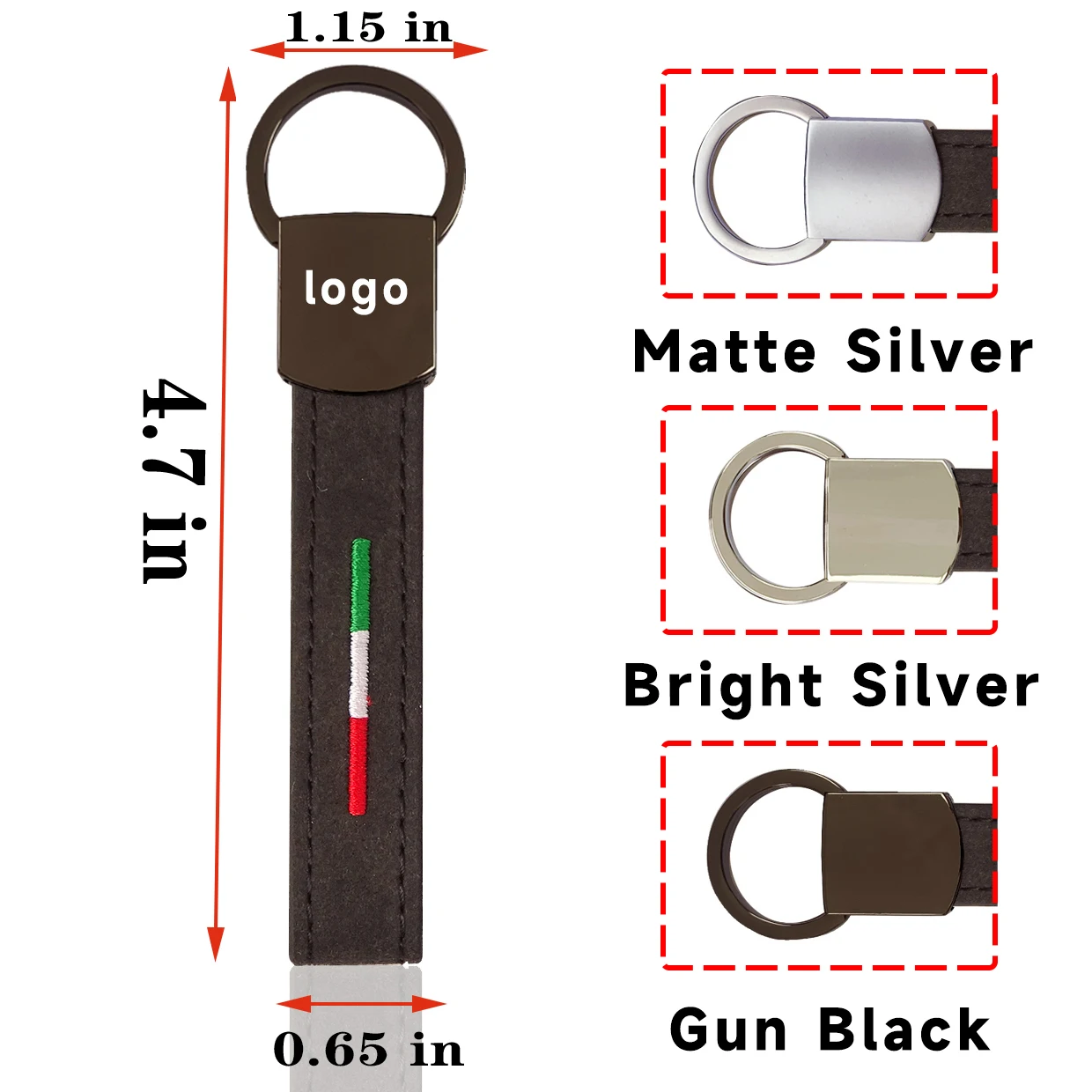 Horseshoe Car key chain leather Keyring For Fiat Multipla Palio Palio Adventure Panda Panda Cross Punto Evo Siena Stilo Freemont