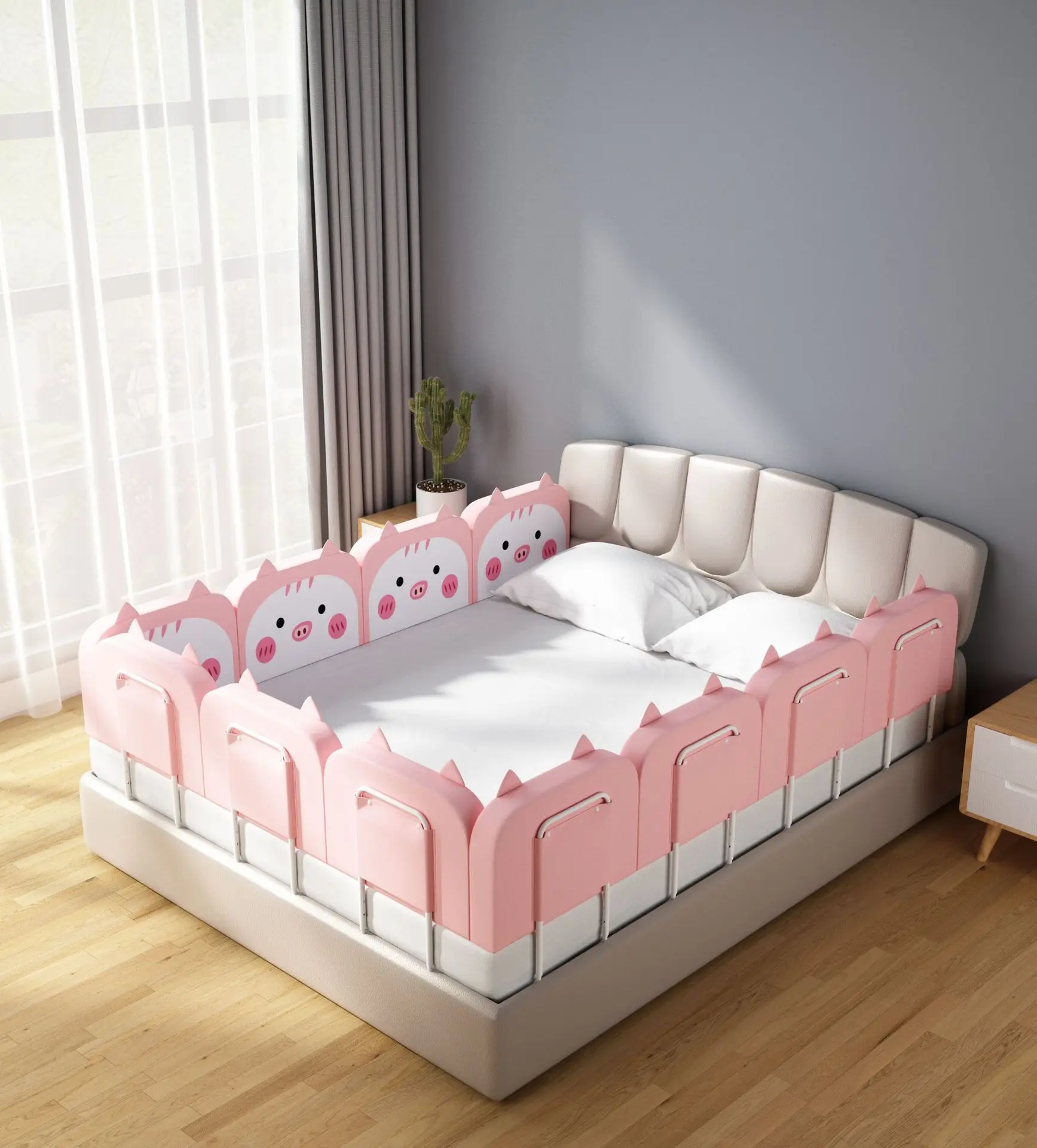 Bed Fence Baby Soft-wrapped Bed Fence Baby Anti-fall Child Anti-fall Bed Fence Fence Wholesale