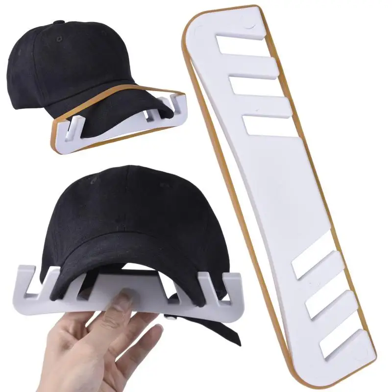 

Portable Hat Curving Forming Tool Fitted Hat Brim Bender Innovative Hat Curved Shaper with 3 Bending Levels for Basketball Caps