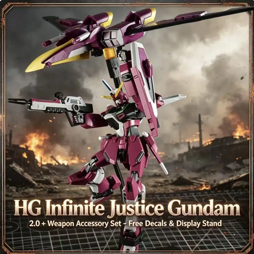 231 HG 1/144 Infinite Justice  - Model Kit Non Gundam recensie en prijs