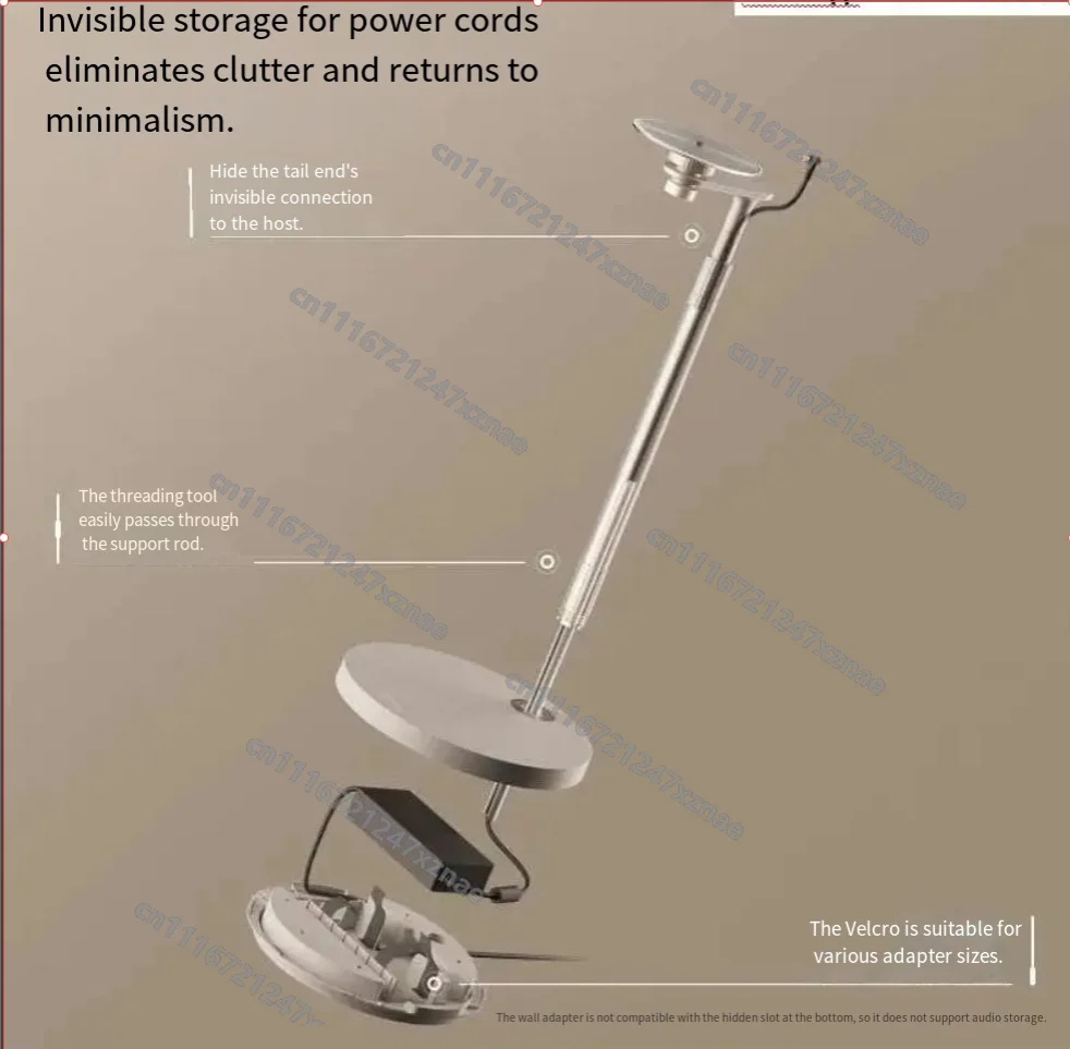 Universal Floor Stand Pro for Projector 6kg Load 1/4 Inch Screw 80-110cm Height Adjustable 30° Tilt Heavy Duty Stable Base