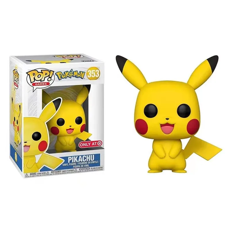 FUNKO POP بوكيمون أنيمي الشكل اللعب بيكاتشو تشارجر Mewtwo الديكور الحلي عمل الشكل للأطفال عيد ميلاد لعبة الهدايا
