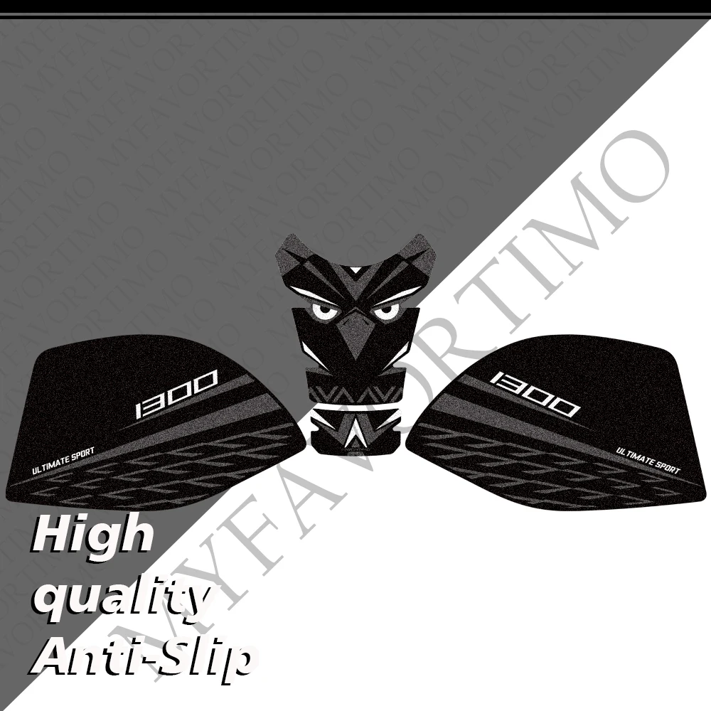 For GSX1300R  Hayabusa GSX 1300R Motorcycle Fuel Tank Stickers Gas Pad Frosted Anti Slip Protection Sticker Pad Frosted