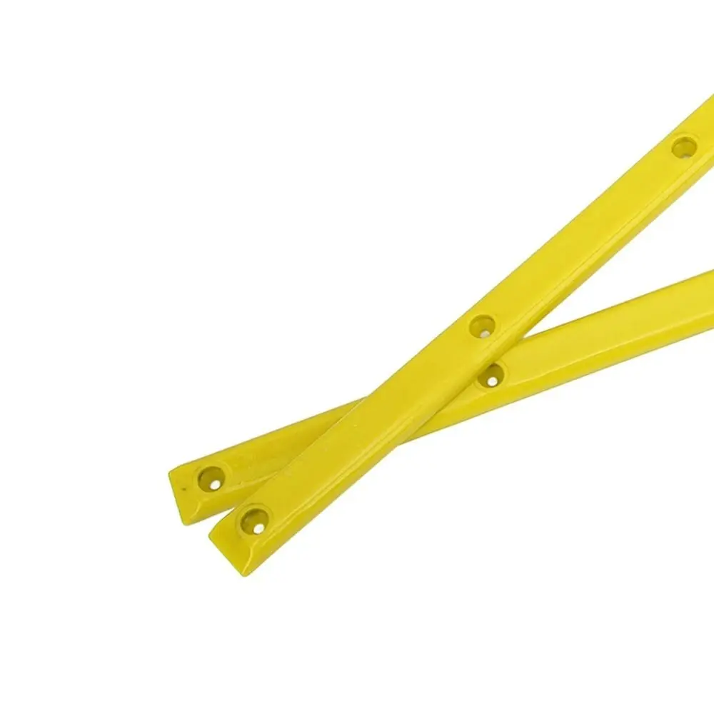 2 قطعة ABS دائم عظام الضلع القضبان الملونة 36.5x1.7 سنتيمتر لوح التزلج السكك الحديدية مجلس القضبان التزلج #2