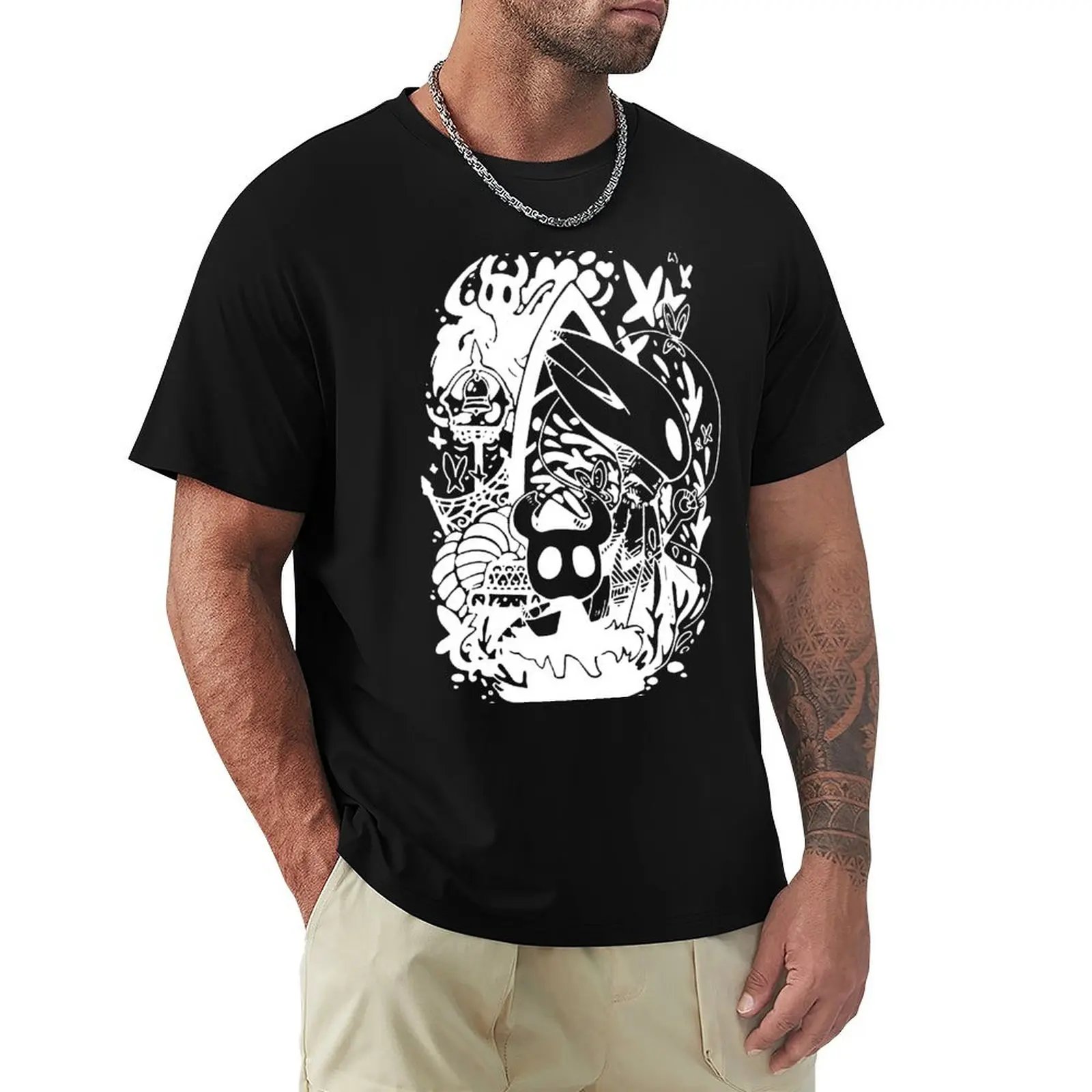 

Graphic Art Hollow Knight Funny Game T-Shirt customs design your own korean fashion luxury clothes men