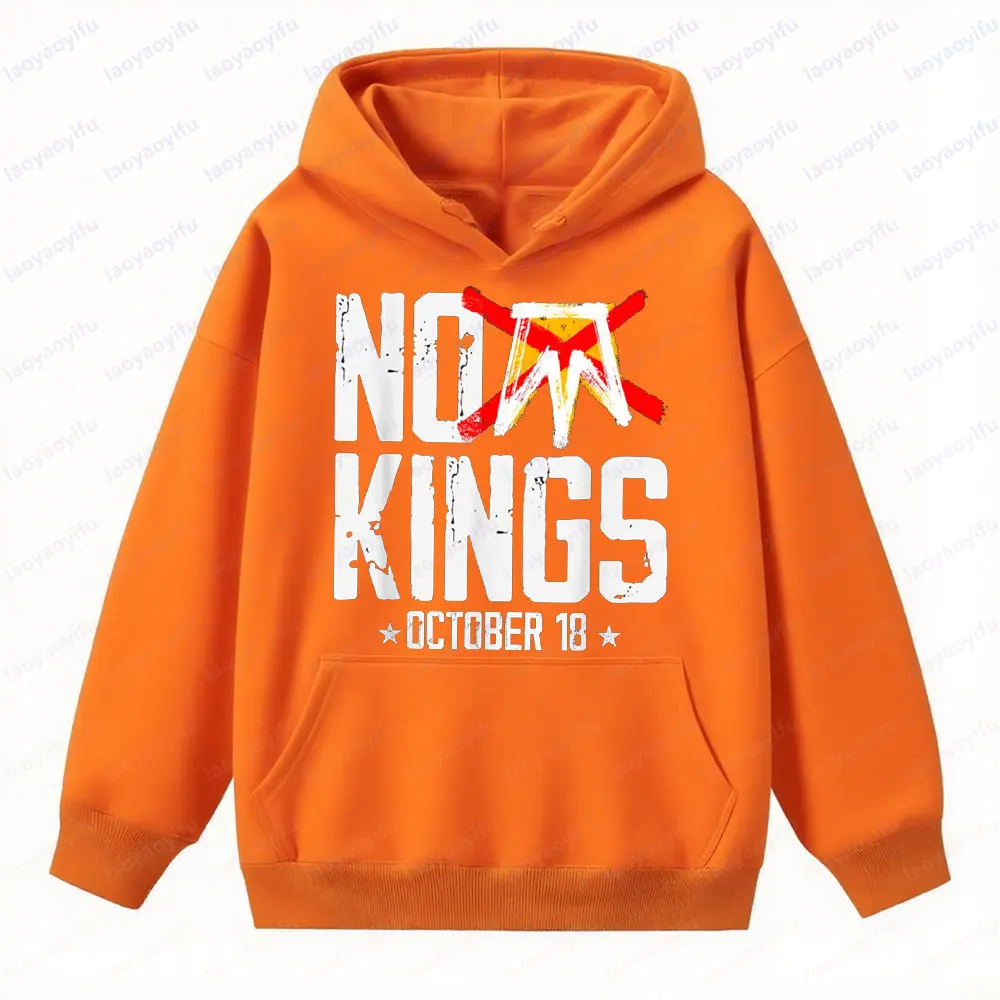 

No Kings October 18, одежда на день королей, бестселлер, одежда на осень-зиму, мужская и женская модная повседневная уличная одежда без королей