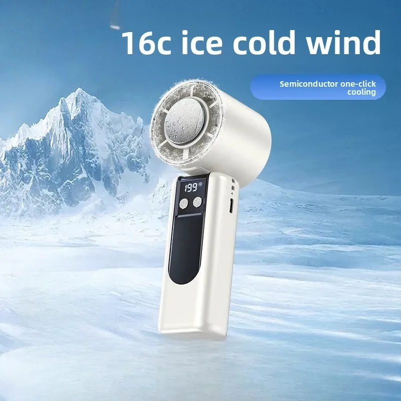 2026 New High Speed Cooling Fan Hanging Neck Handheld USB Rechargeable Silent Mini Fan