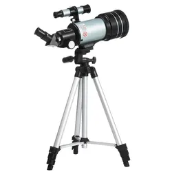 Professional Astronomical Telescope F30070 Monocular Zoom 150 Times With Finderscope 48 Degree Zenith Mirror Monocle View Moon
