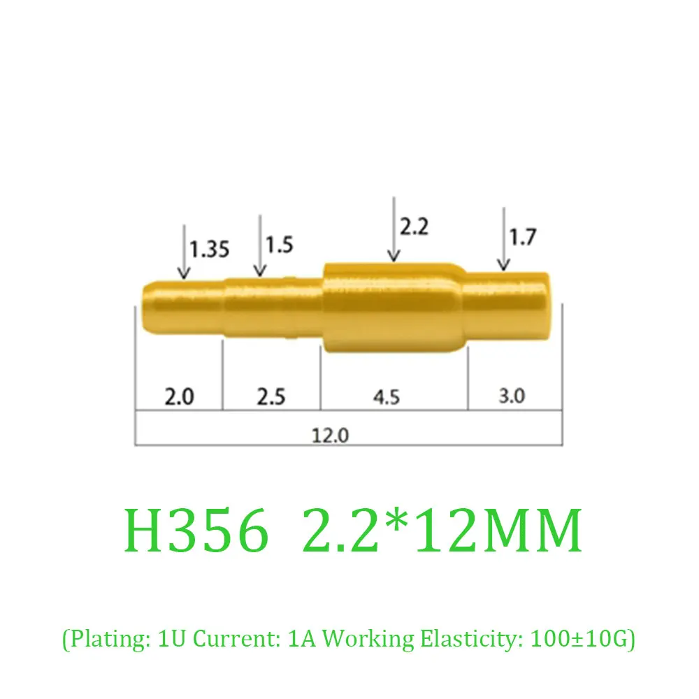 YUXI 1PCS High Current Spring Loaded Pogo Pin Male Female Connector Power Heavy Current Battery Connector POGOPIN Header Charge