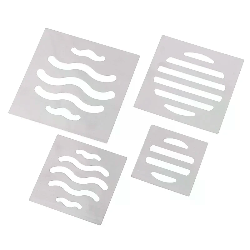 Stainless Steel Floor Drain Net Cover Square, Shower Hair Catcher Filter Stopper for Kitchen Bathroom Hardware