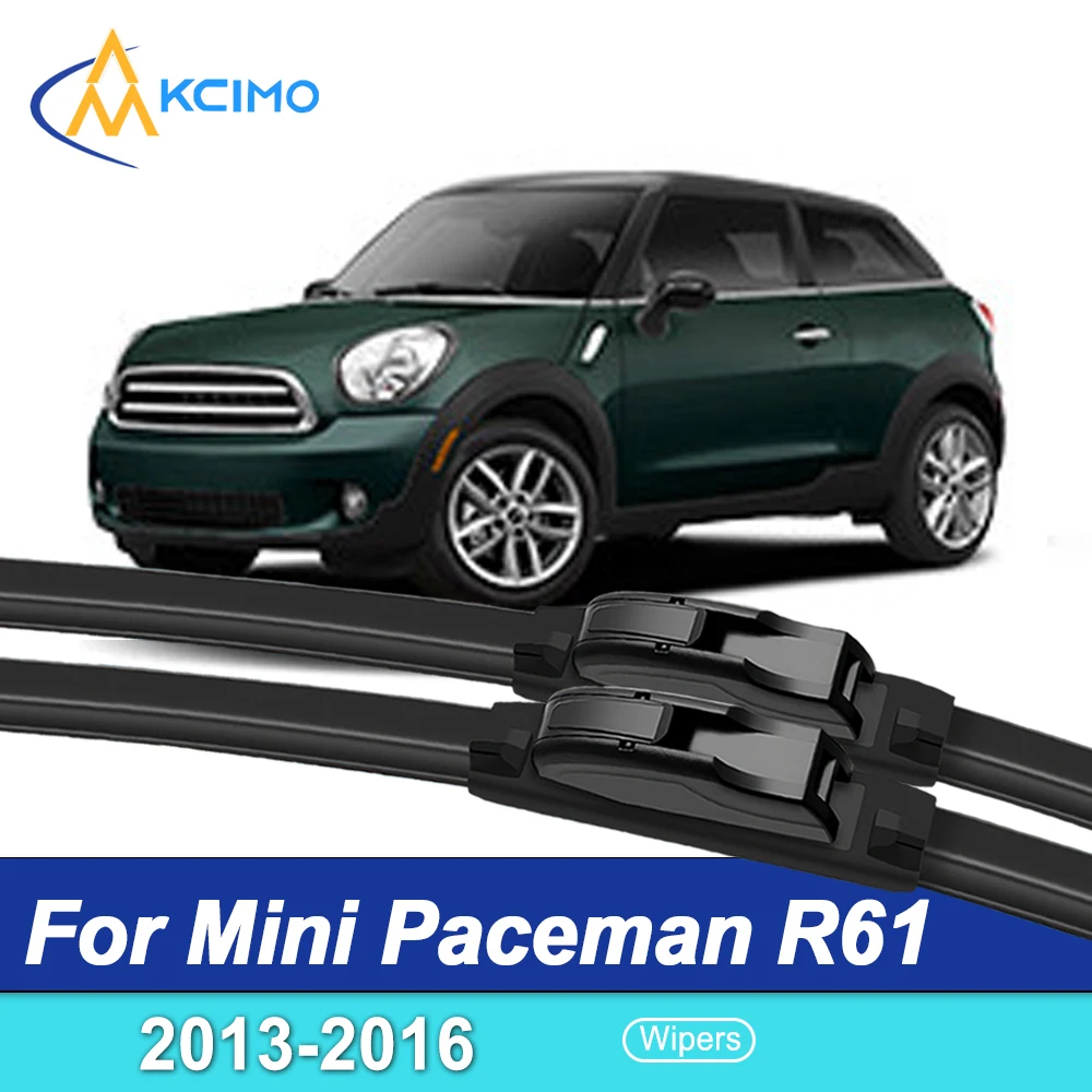 

Wiper Blades For Mini Paceman R61 2013-2016 Front Windshield Wiper Hook Soft Rubber Frameless