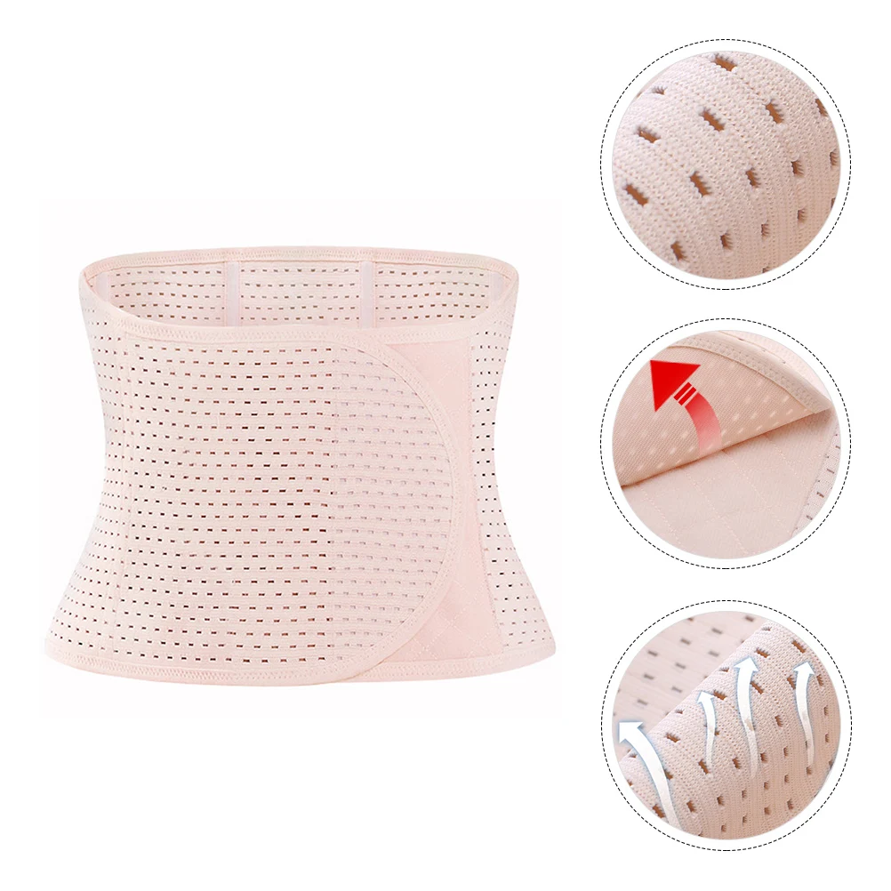 1 قطعة بعد الولادة حزام للبطن الجلد العالمي حجم U-شكل تنفس شبكة مدرب خصر مشد النساء الحوامل تشكيل حزام الجسم #4