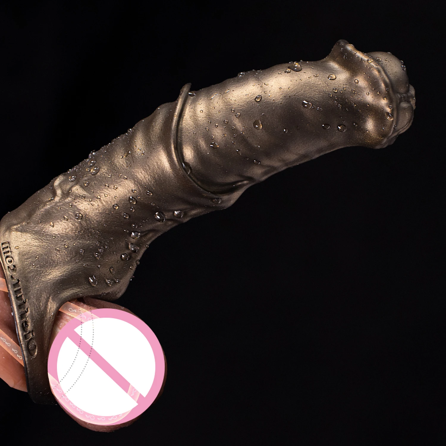 Oieffur funda para pene de caballo para penes hombre alargar anillo para pene condón reutilizable agrandar el pene de productos sexuales masculinos