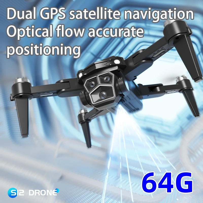 طائرات بدون طيار صغيرة FPV 8K مع كاميرا مزدوجة 4K نظام تحديد المواقع لتجنب العوائق طوي أجهزة الاستقبال عن بعد المهنية التصوير الجوي بدون طيار #3