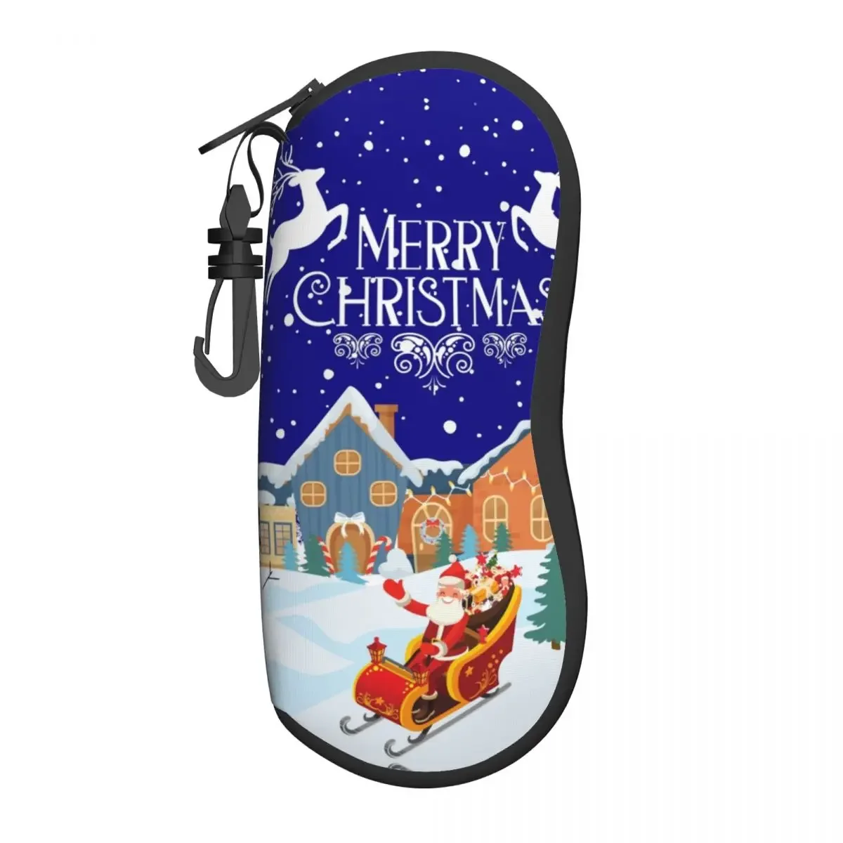 Custom Christmas Snowman Glasses Case Fashion New Year Gnome Shell Eyeglasses Case Sunglasses Box