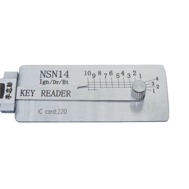 Lishi NSN14 Key Reader Locksmith Tool Flat Milling for Tiida/Yida/Livina/Sylphy/Teana Models