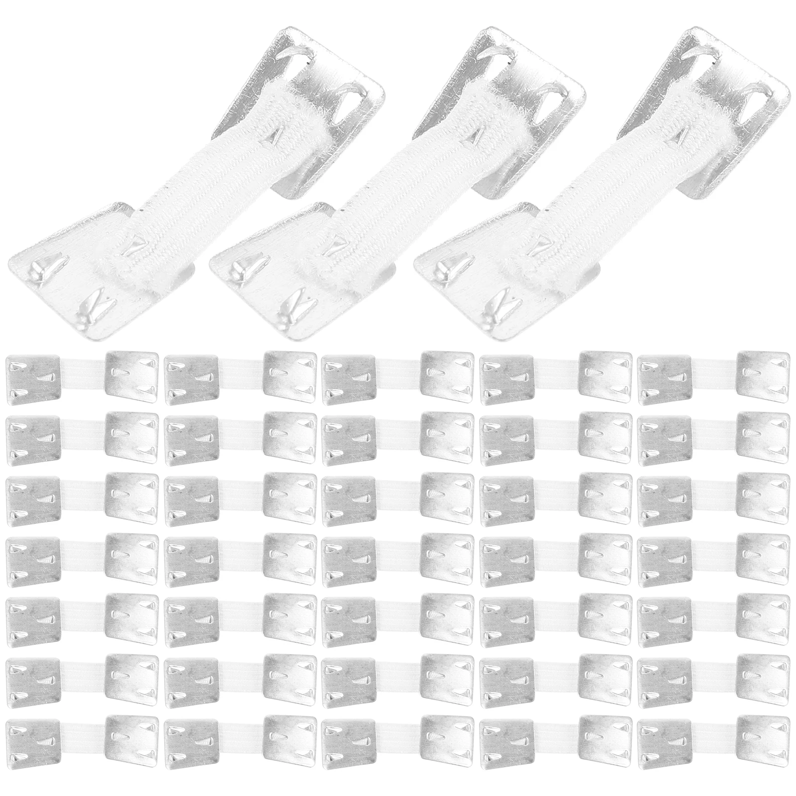 

50pcs Aluminum Buckle For Bandage Fixing Elastic Compression Straps Replacement Metal Bandage Fastener Clamp Secure