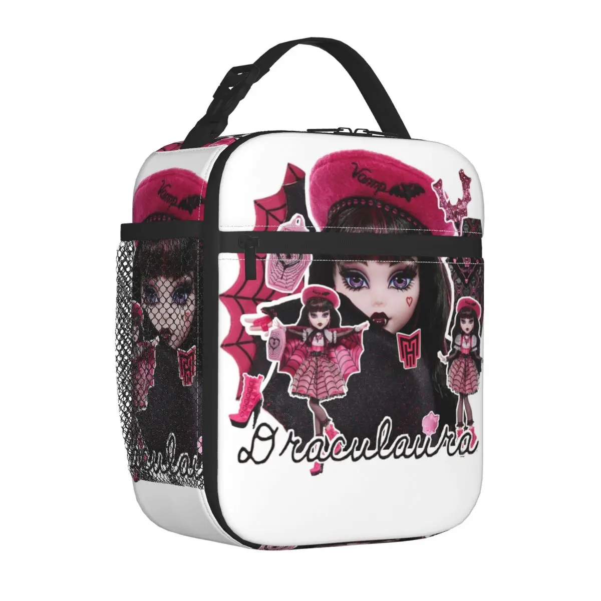 Draculaura Haunt Couture Insulated Lunch Bags Cooler Bag Lunch Container Monster High Tote Lunch Box Food Handbags School Travel