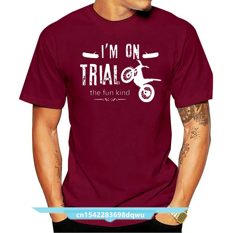 

Funny Trials Stunt Dirt Bike Drawing-Motorcycle T-Shirt