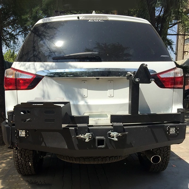 

2025 New Manufacturing Suitable FORIsuzu MUX Off-road Rear Bumper Collision Bar Modification with LED Lights