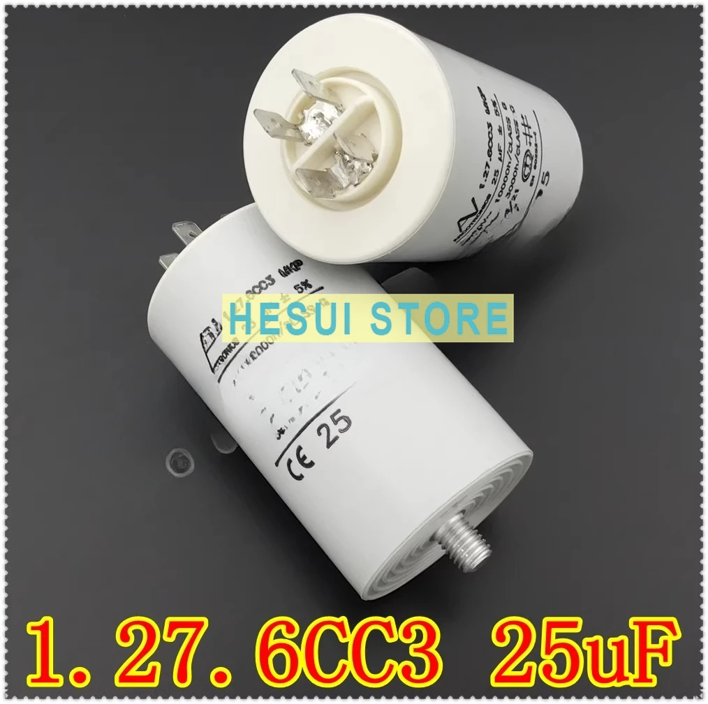 

Конденсатор пусковой для двигателя AV 1.27.6 CC3 MKP 25uF 420-470VAC