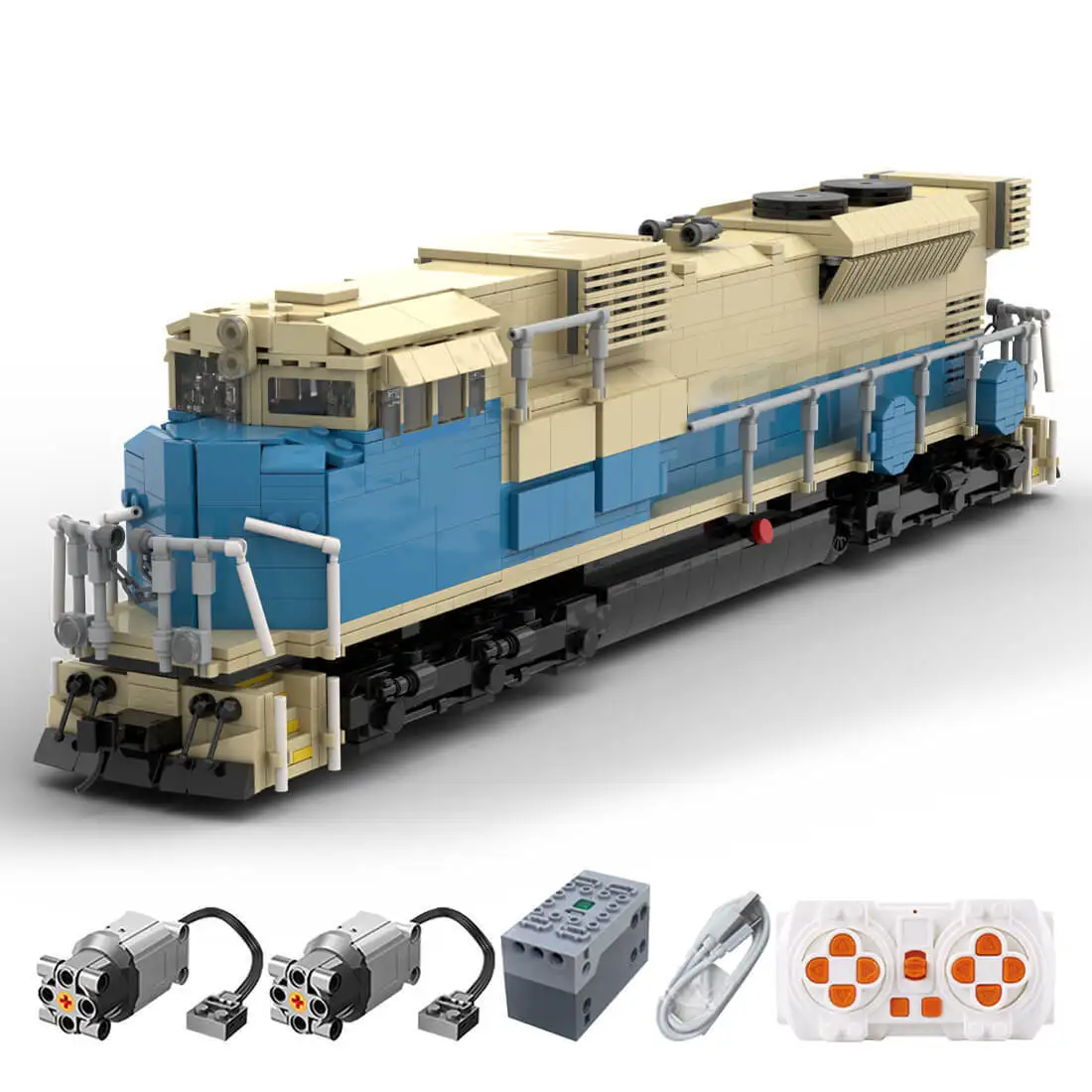 

Custom MOC-142542 Mauritania Railway SNIM SD70ACS Train(2147PCS/Dynamic Version)