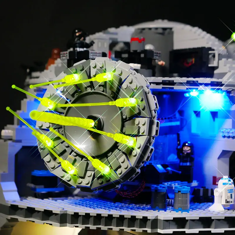 Kit de luz LED para LEGO 75159 Death Star compatible con 81061, Idea de lámpara, regalo DIY (no incluye bloques de construcción, Kits de ladrillos, juegos de modelos)