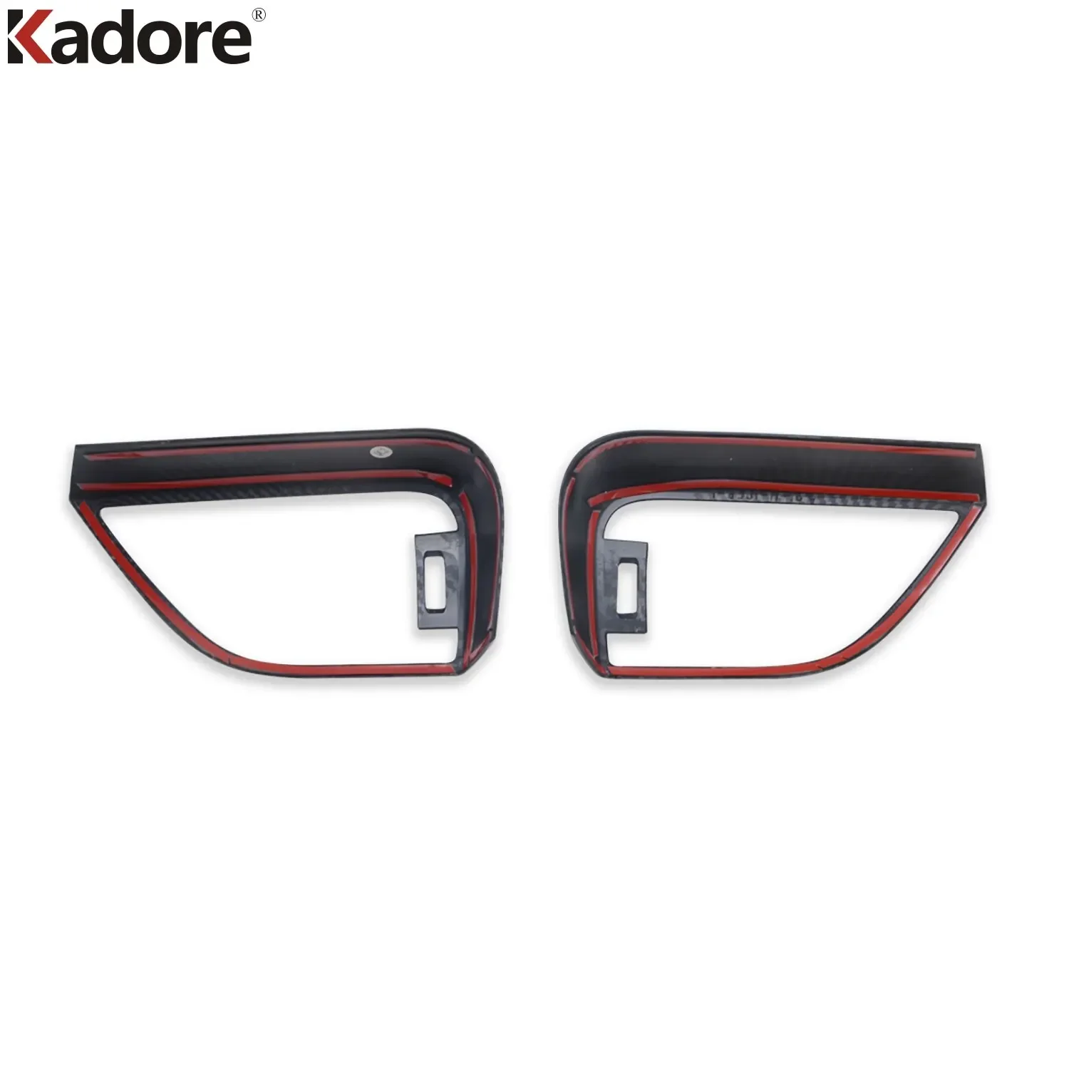 لسوبارو Outback 2020-2024 2025 ABS ألياف الكربون الجانب الأمامي منفذ الهواء غطاء فتحة التهوية إطار الكسوة اكسسوارات السيارات التصميم الداخلي