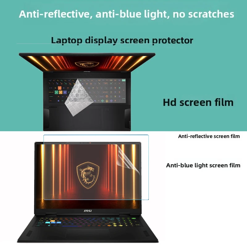 For msi Stealth 16 A16 AI/ Sword Vector 16 HX A8W Laptop 16inch  keyboard film Display HD screen protector Anti-reflective film
