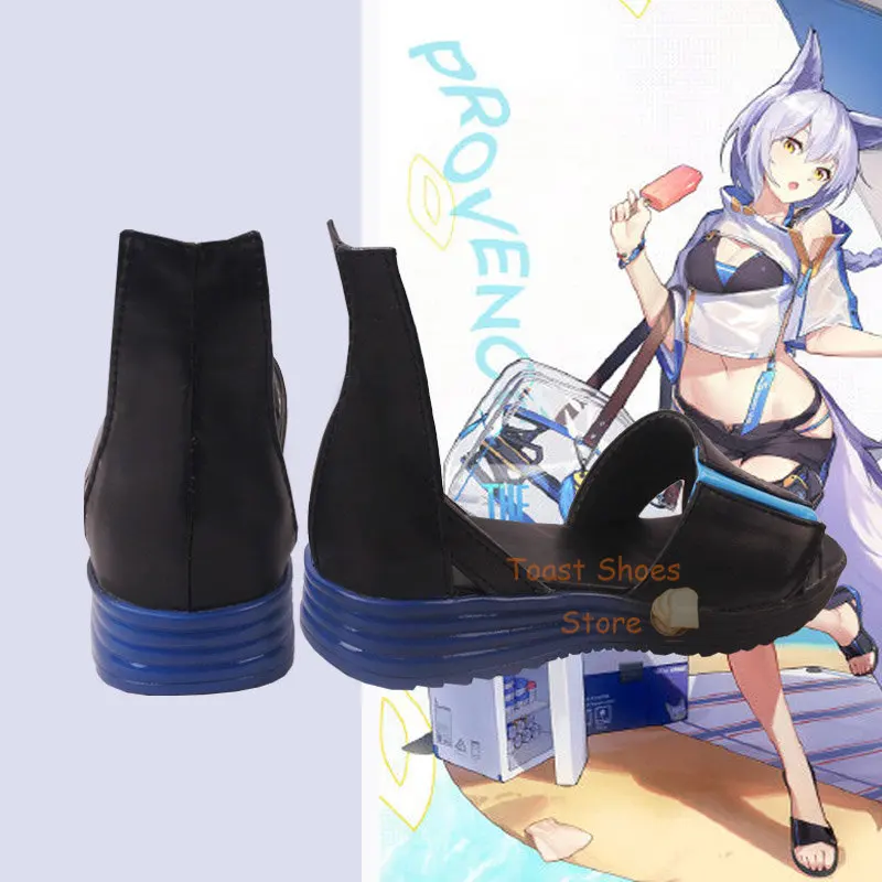 Game Arknights Provence Coral Coast Cosplay Shoes Comic Anime Game for Con Halloween Cosplay Costume Prop Shoes Sexy Style