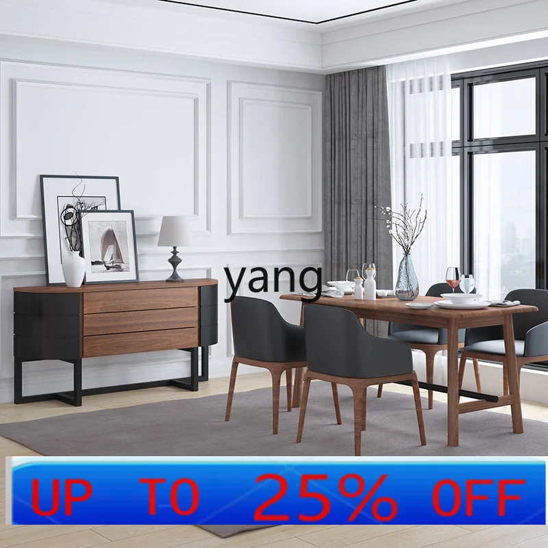 

LH simple assembly multi-functional economical living room wine cabinet simple side cabinet