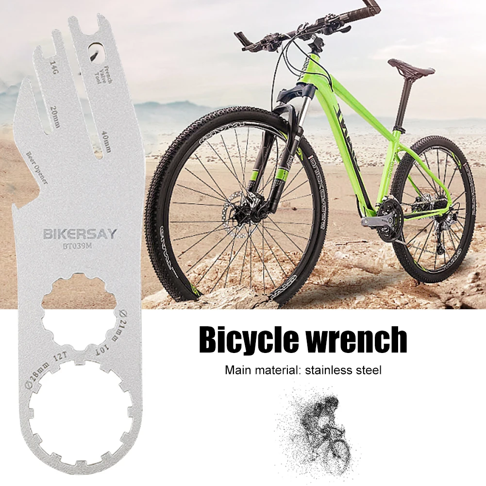 أداة محاذاة قرص الدراجة الدوارة MTB مفتاح تصحيح إصلاح الدراجة من الفولاذ المقاوم للصدأ ملحقات ركوب الدراجات #3
