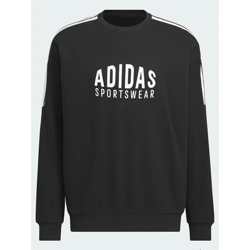 adidas Loose Drop Shoulder Vintage Hoodie Old Sport Aesthetic Urban Casual SweatshirtKF5210 1PCS
