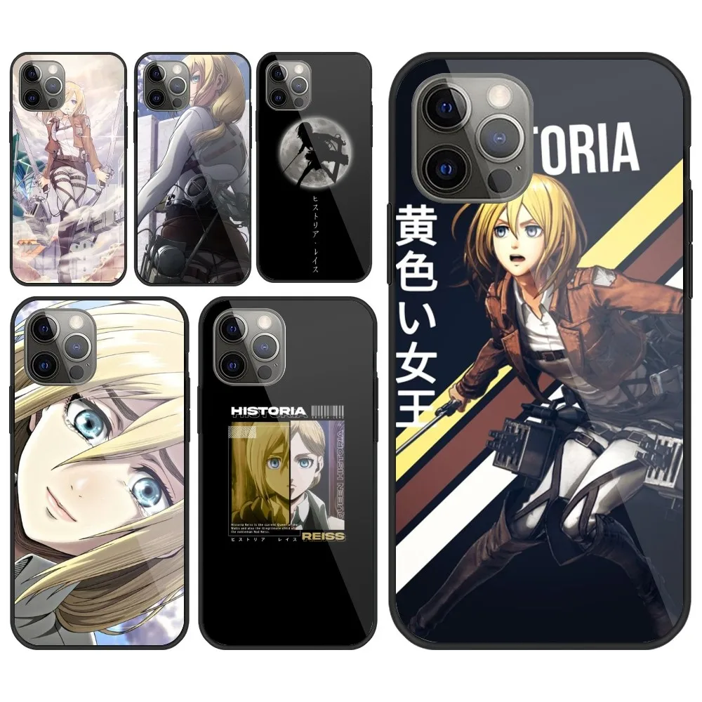 AOT Historia Reiss Mobile Phone Case for iPhone 15 14 13 12 11 XS X 8 7 6 Plus Mini Pro Max SE 2022 PC Glass Phone Cover Funda