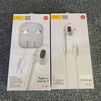 In-Ear Type-C Huawei LeTV Noise Reduction Tuning Call Control Earphones with Line Control Built-In Microphone for Mobile Phones