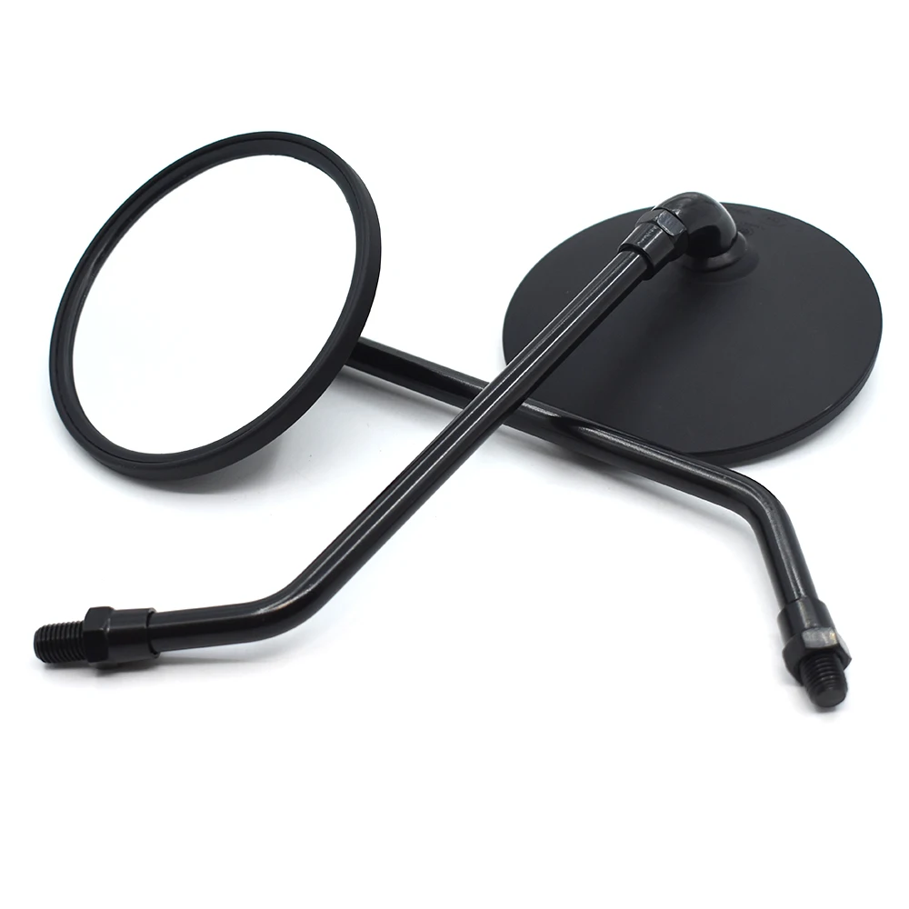 Universal Round Motorcycle Mirrors 10MM Rearview Side Mirrors For Kawasaki Z125 Z250 Z300 Z750 Z750R Z800 Z900 Z1000 image 4