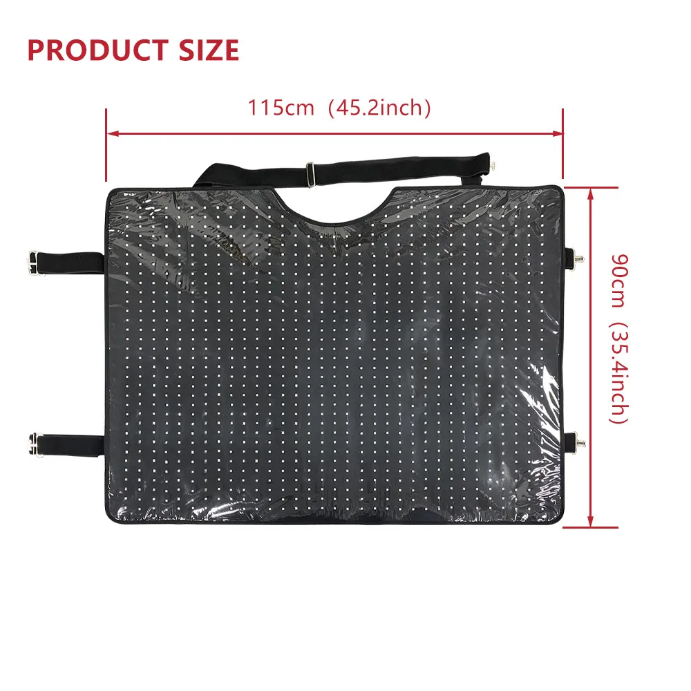 660nm850nm Red Light Infrared Physiotherapy Horse Back Blanket Relieves Horse Pain